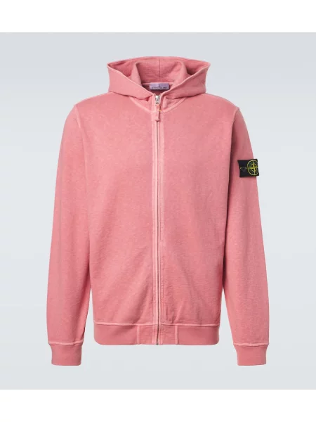 Hoodie Stone Island kamni roza