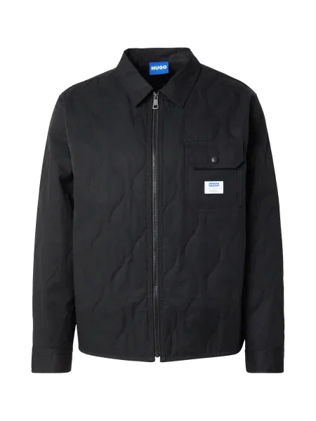 HUGO Geacă de primăvară-toamnă Ebey' negru