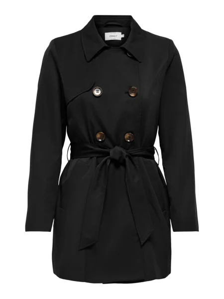 ONLY Palton de primăvară-toamnă VALERIE' negru