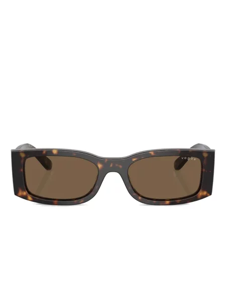 Ochelari de soare dreptunghiulari Vogue Eyewear cu autograf maro