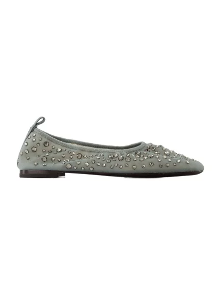 Balerinki Tory Burch niebieskie