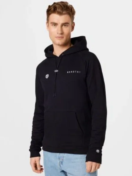 MOROTAI Sportska sweater majica Paris / bijela crna
