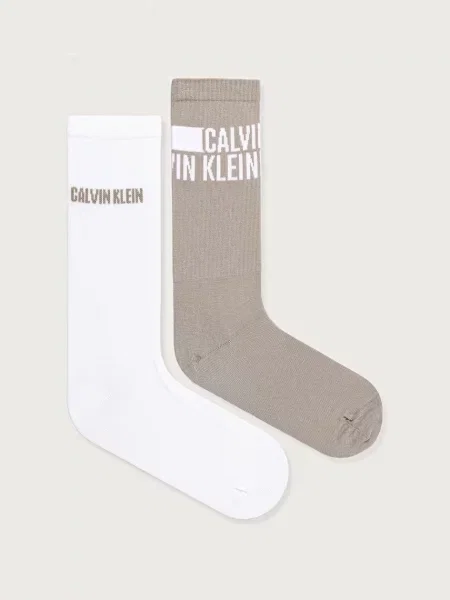 Calvin Klein ponožky dámske s bavlnou béžová