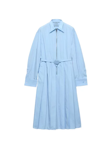 Rochie Prada din poplin albastru