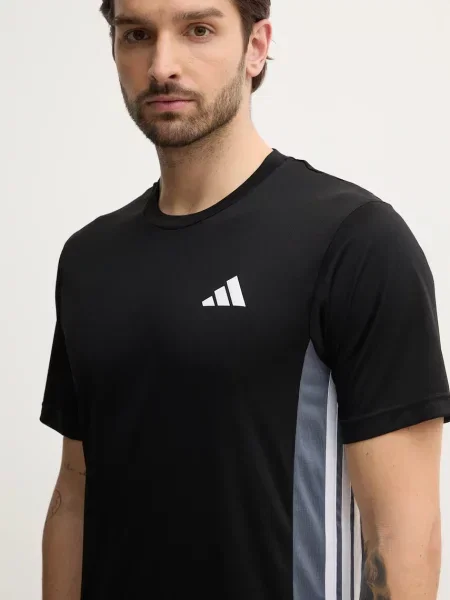 Тениска за трениране adidas Performance Essential с апликация черно