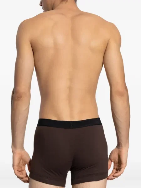 Pantaloni scurți Tom Ford cu autograf maro