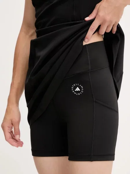 Платье мини Adidas By Stella Mccartney клеш черное