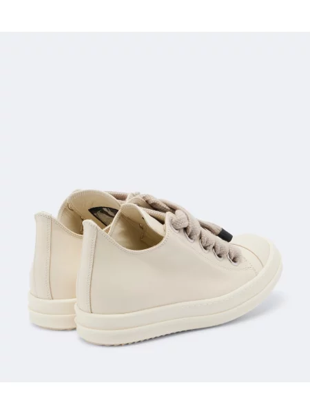 Sneakerși Rick Owens din piele alb