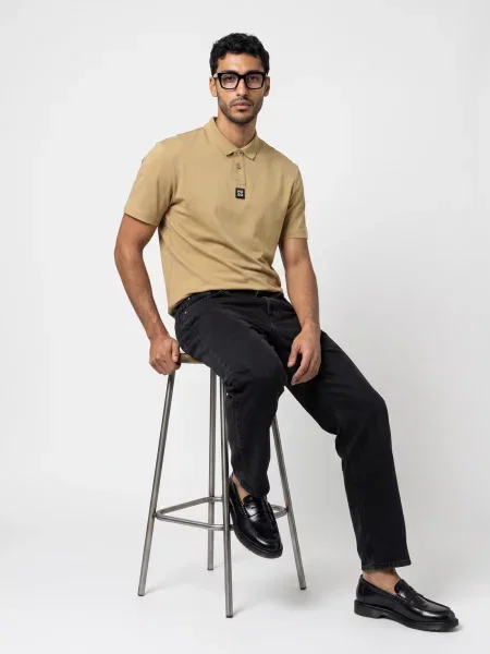 Tricou Hugo bej