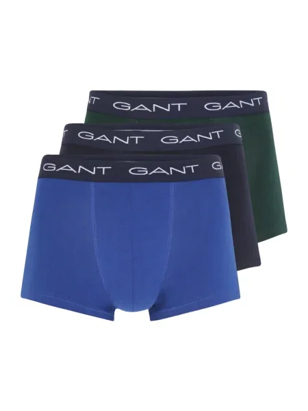 GANT Boxeri albastru / bleumarin / verde închis / alb