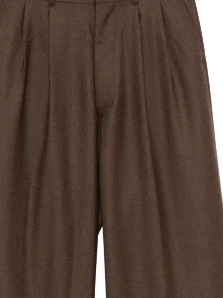 Pantaloni Junya Watanabe Man de lână maro