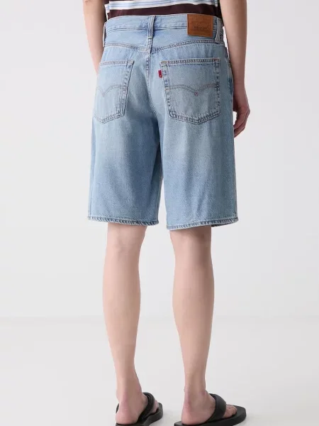 Levi's szorty jeansowe BAGGY DAD niebieskie