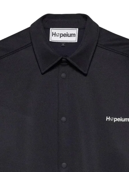 Ριγέ μπουφάν Hopeium με σχέδιο μπλε