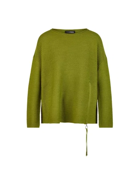 Dzianinowy sweter Doris Streich zielony