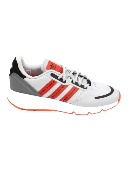 Sneakersy Adidas sznurowane szare