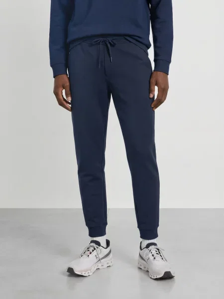 Lululemon Tepláky Smooth Spacer tmavě modrá
