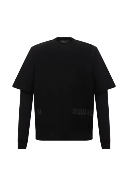 Hanorac Dsquared2 cu autograf negru