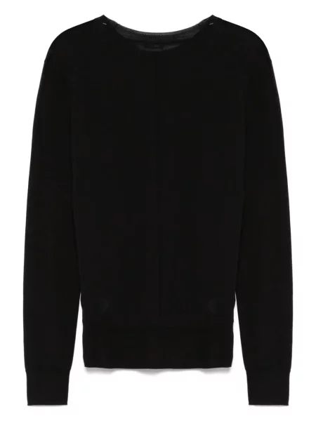 Top Joseph cu decolteu rotund negru