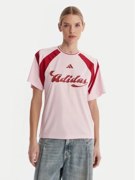 Adidas T-Shirt House Of Tiro ροζ