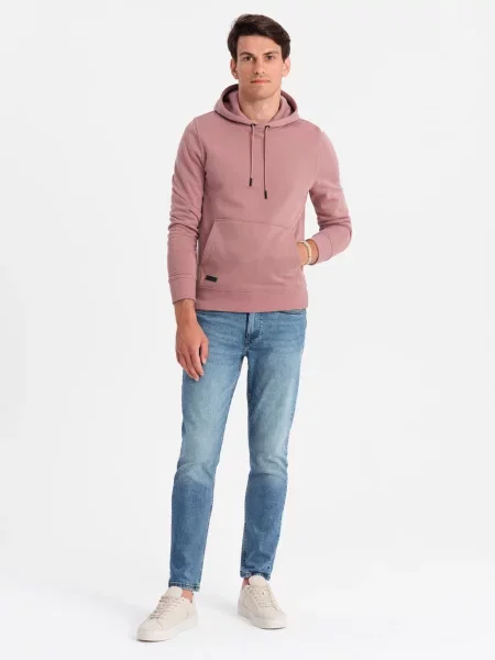 Mikina s kapucňou Ombre s kapucňou ružová
