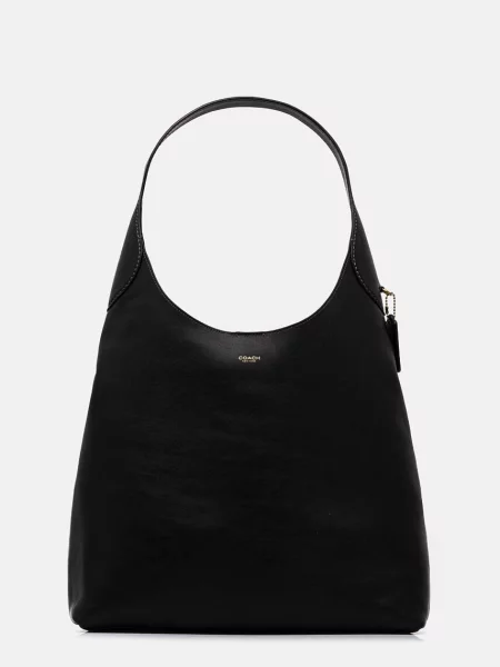 Coach geantă de piele Brooklyn Shoulder Bag 39 negru