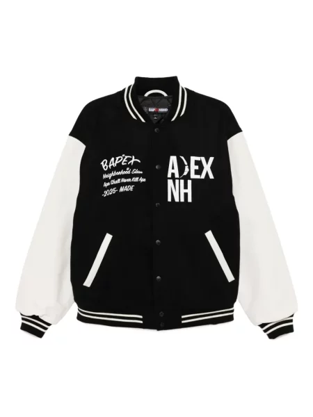 Geacă bomber A Bathing Ape® cu broderie negru