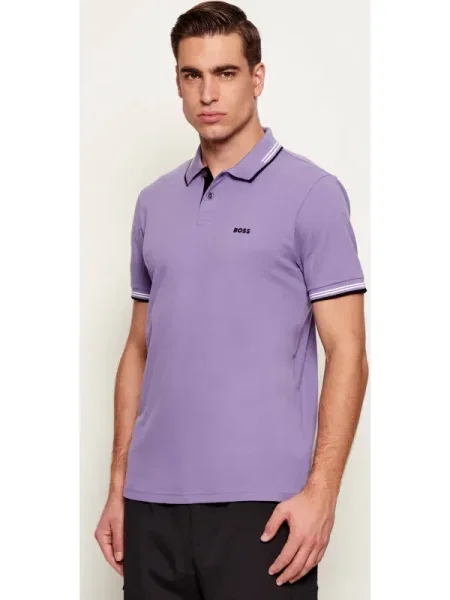 BOSS GREEN Polo Paul | Slim Fit | stretch verde