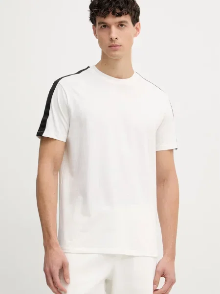 Armani Exchange T-shirt basic beżowa