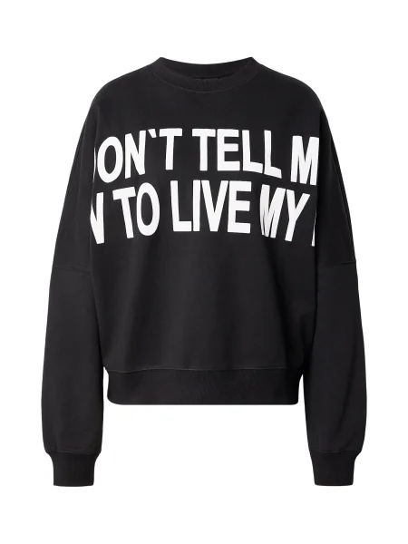 Elias Rumelis Sweater majica IKORIA crna bijela