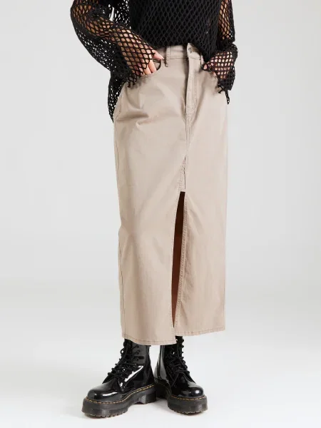 HOLLISTER Fustă deschis maro