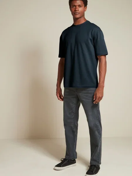 Next Majica marine / črna bela