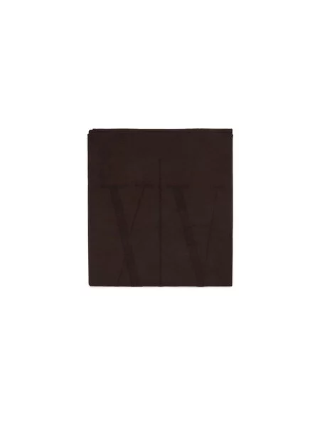 Armani Exchange šal volneni rjava