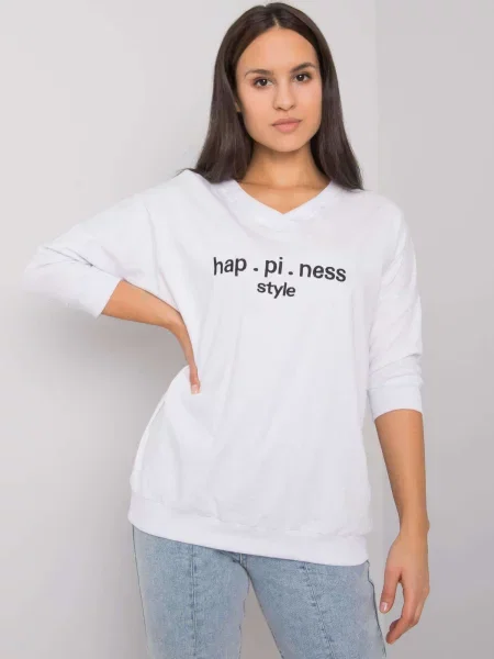 Hanorac Rue Paris alb