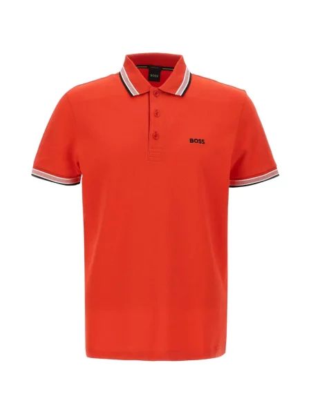 Tricou polo Boss roșu