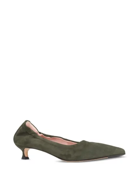 Pantofi cu toc La Rose verde