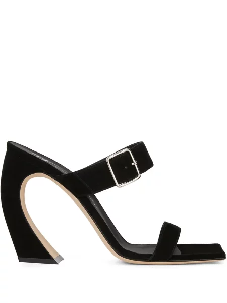Sandale Giuseppe Zanotti din piele de căprioară negru