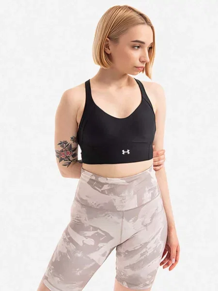 Under Armour Športová podprsenka Infinity Mid Rib Bra čierna
