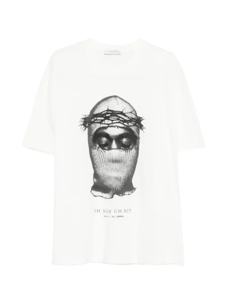 Grafic tricou Ih Nom Uh Nit alb
