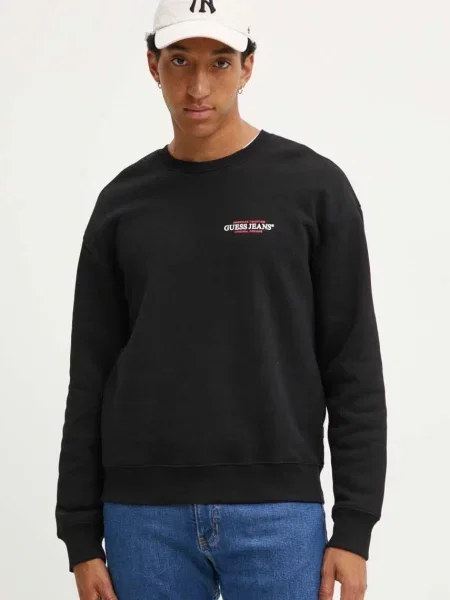 Pulover Guess Jeans črna