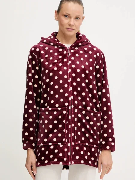 Халат United Colors of Benetton бордо