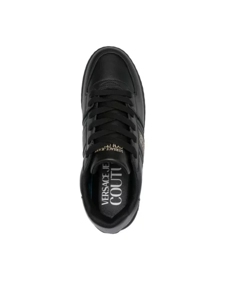 Sneakersy Versace Jeans Couture skórzane czarne
