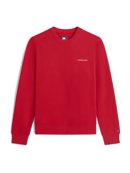 Palton Tommy Jeans roșu