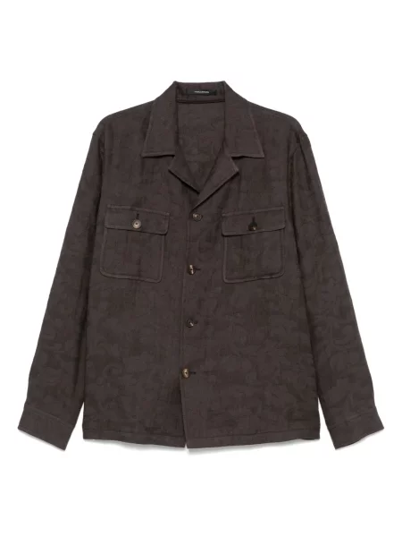 Košulja Tagliatore smeđa