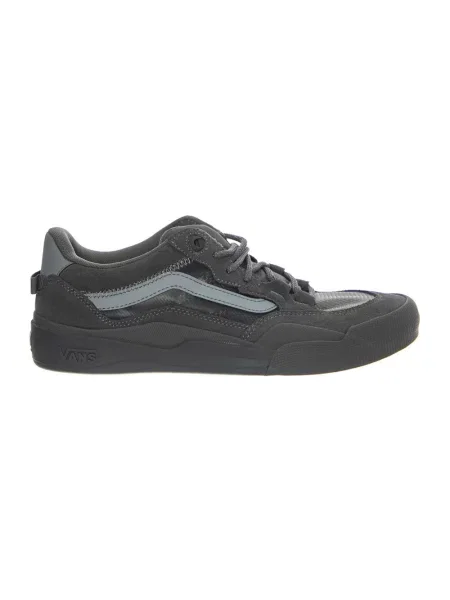 Sneakersy Vans skórzane szare