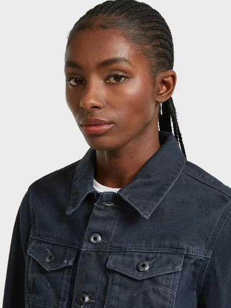 Джинсова куртка G-star Raw синя