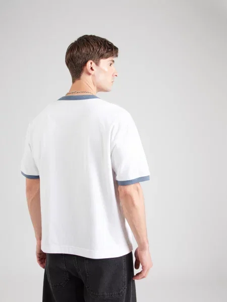 HOLLISTER Tricou opal alb