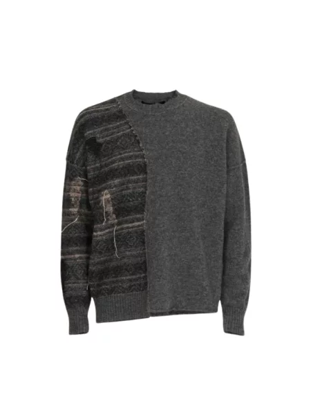 Sweter Isabel Benenato wełniany szary