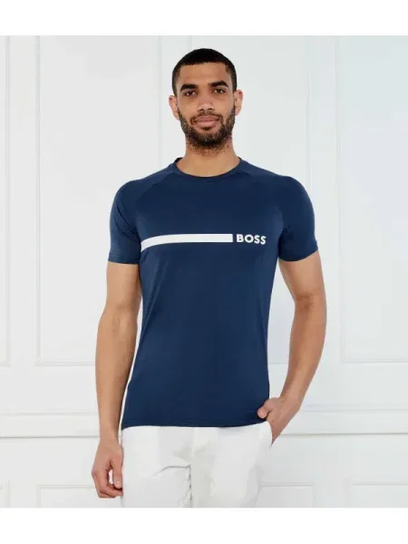 BOSS BLACK Póló RN fekete