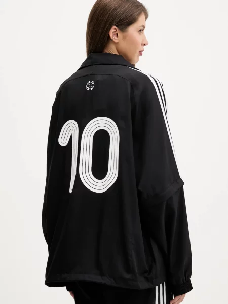 Mikina adidas Originals Ovzd Tracktop s potiskem černá