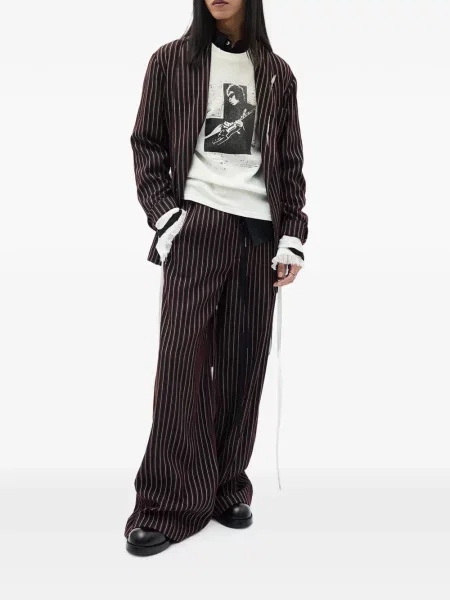 Lung tricou Ann Demeulemeester alb